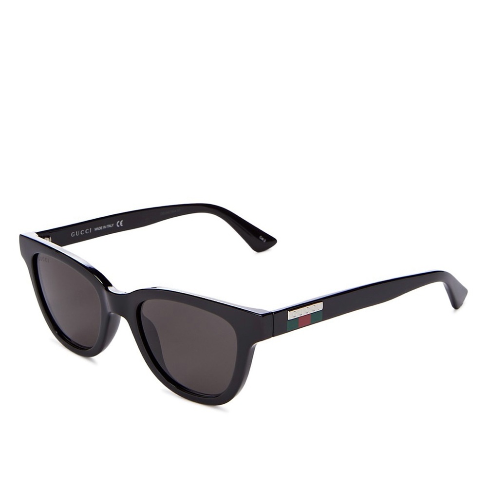 🕶️New GUCCI Square Black/Grey Sunglasses 51mm